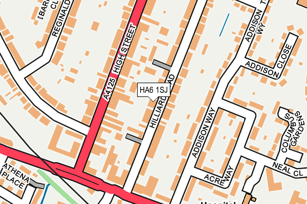 HA6 1SJ map - OS OpenMap – Local (Ordnance Survey) HA6 1SJ map - OS OpenMap – Local (Ordnance Survey)