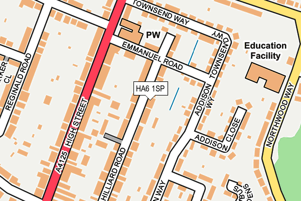 HA6 1SP map - OS OpenMap – Local (Ordnance Survey) HA6 1SP map - OS OpenMap – Local (Ordnance Survey)
