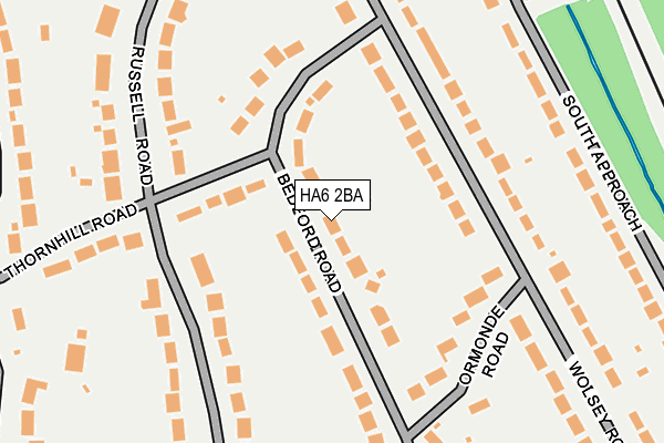 HA6 2BA map - OS OpenMap – Local (Ordnance Survey) HA6 2BA map - OS OpenMap – Local (Ordnance Survey)