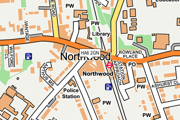 HA6 2GN map - OS OpenMap – Local (Ordnance Survey) HA6 2GN map - OS OpenMap – Local (Ordnance Survey)