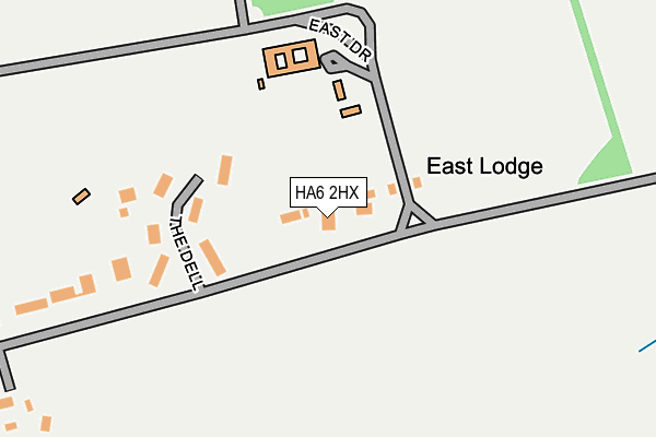 HA6 2HX map - OS OpenMap – Local (Ordnance Survey) HA6 2HX map - OS OpenMap – Local (Ordnance Survey)