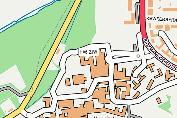 HA6 2JW map - OS OpenMap – Local (Ordnance Survey) HA6 2JW map - OS OpenMap – Local (Ordnance Survey)
