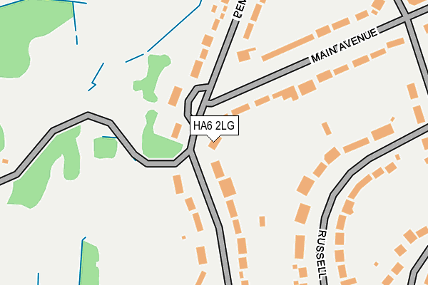 HA6 2LG map - OS OpenMap – Local (Ordnance Survey) HA6 2LG map - OS OpenMap – Local (Ordnance Survey)