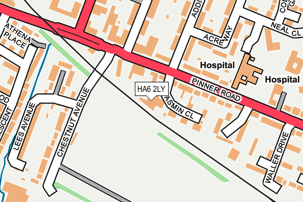 HA6 2LY map - OS OpenMap – Local (Ordnance Survey) HA6 2LY map - OS OpenMap – Local (Ordnance Survey)