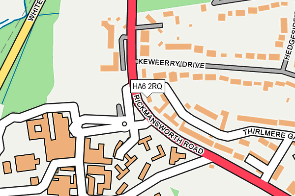 HA6 2RQ map - OS OpenMap – Local (Ordnance Survey) HA6 2RQ map - OS OpenMap – Local (Ordnance Survey)