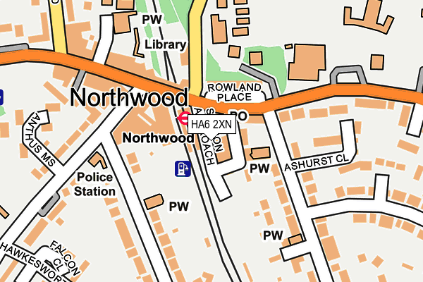 HA6 2XN map - OS OpenMap – Local (Ordnance Survey) HA6 2XN map - OS OpenMap – Local (Ordnance Survey)
