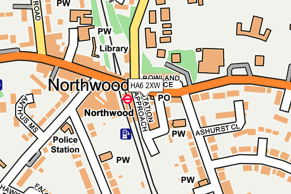 HA6 2XW map - OS OpenMap – Local (Ordnance Survey) HA6 2XW map - OS OpenMap – Local (Ordnance Survey)
