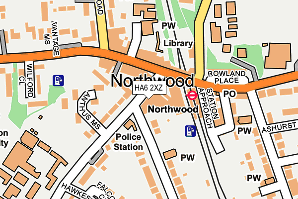 HA6 2XZ map - OS OpenMap – Local (Ordnance Survey) HA6 2XZ map - OS OpenMap – Local (Ordnance Survey)