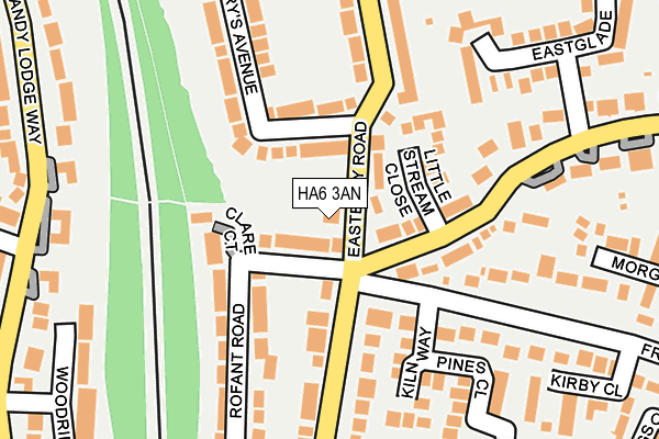 HA6 3AN map - OS OpenMap – Local (Ordnance Survey) HA6 3AN map - OS OpenMap – Local (Ordnance Survey)