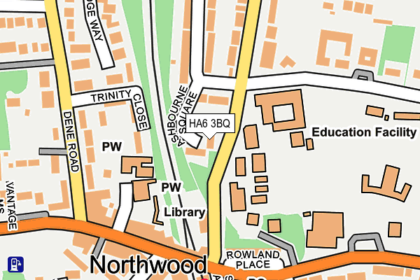 HA6 3BQ map - OS OpenMap – Local (Ordnance Survey) HA6 3BQ map - OS OpenMap – Local (Ordnance Survey)