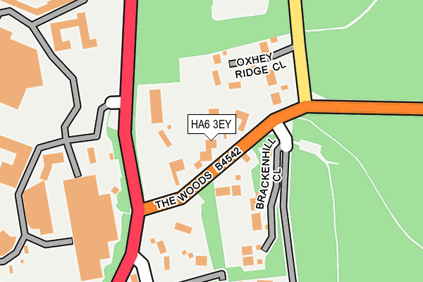 HA6 3EY map - OS OpenMap – Local (Ordnance Survey) HA6 3EY map - OS OpenMap – Local (Ordnance Survey)