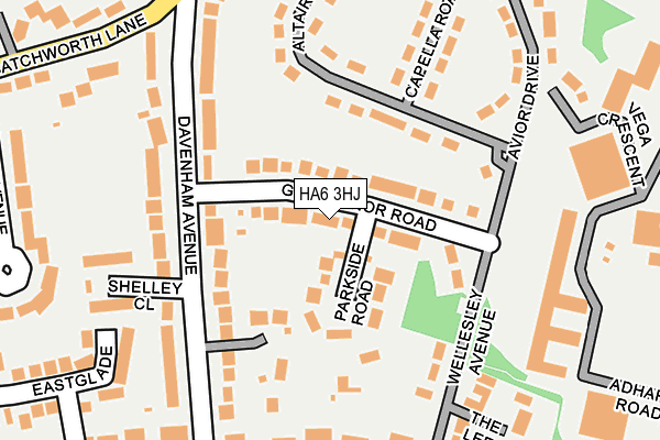 HA6 3HJ map - OS OpenMap – Local (Ordnance Survey) HA6 3HJ map - OS OpenMap – Local (Ordnance Survey)