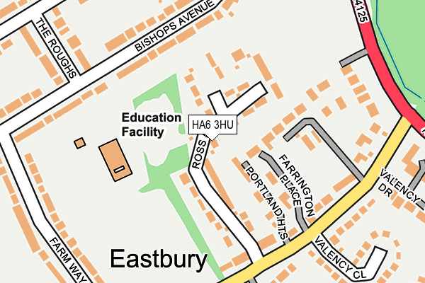 HA6 3HU map - OS OpenMap – Local (Ordnance Survey) HA6 3HU map - OS OpenMap – Local (Ordnance Survey)