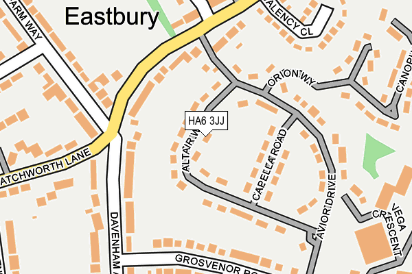 HA6 3JJ map - OS OpenMap – Local (Ordnance Survey) HA6 3JJ map - OS OpenMap – Local (Ordnance Survey)
