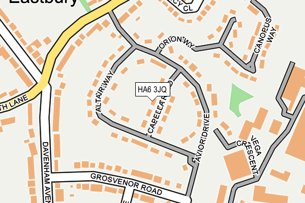 HA6 3JQ map - OS OpenMap – Local (Ordnance Survey) HA6 3JQ map - OS OpenMap – Local (Ordnance Survey)