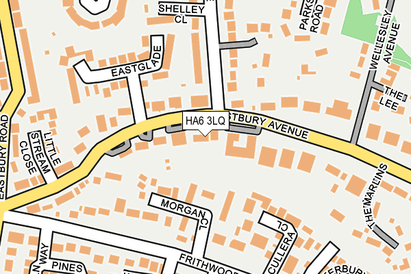 HA6 3LQ map - OS OpenMap – Local (Ordnance Survey) HA6 3LQ map - OS OpenMap – Local (Ordnance Survey)
