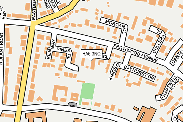 HA6 3NQ map - OS OpenMap – Local (Ordnance Survey) HA6 3NQ map - OS OpenMap – Local (Ordnance Survey)