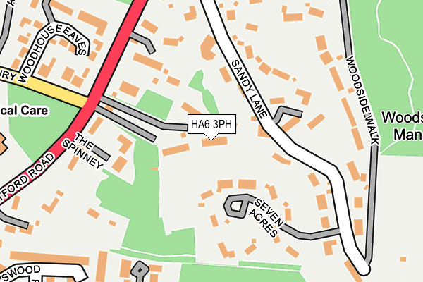 HA6 3PH map - OS OpenMap – Local (Ordnance Survey) HA6 3PH map - OS OpenMap – Local (Ordnance Survey)