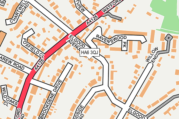 HA6 3QJ map - OS OpenMap – Local (Ordnance Survey) HA6 3QJ map - OS OpenMap – Local (Ordnance Survey)