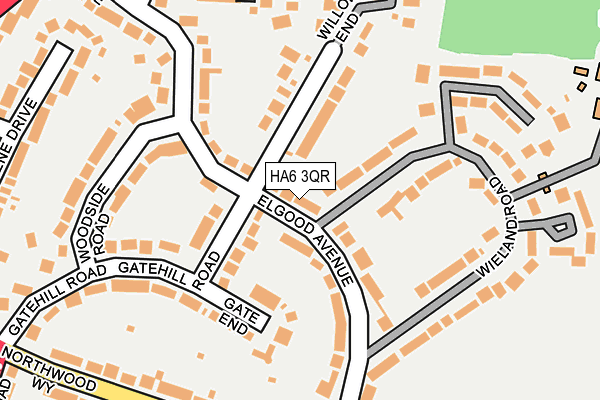 HA6 3QR map - OS OpenMap – Local (Ordnance Survey) HA6 3QR map - OS OpenMap – Local (Ordnance Survey)
