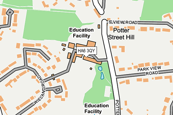 HA6 3QY map - OS OpenMap – Local (Ordnance Survey) HA6 3QY map - OS OpenMap – Local (Ordnance Survey)