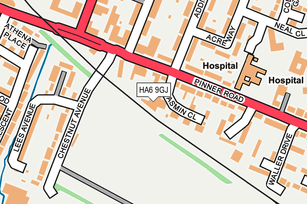 HA6 9GJ map - OS OpenMap – Local (Ordnance Survey) HA6 9GJ map - OS OpenMap – Local (Ordnance Survey)