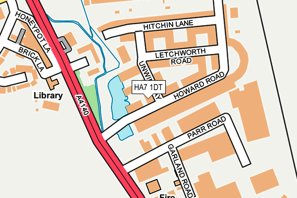 HA7 1DT map - OS OpenMap – Local (Ordnance Survey) HA7 1DT map - OS OpenMap – Local (Ordnance Survey)