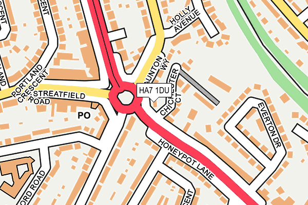 HA7 1DU map - OS OpenMap – Local (Ordnance Survey) HA7 1DU map - OS OpenMap – Local (Ordnance Survey)