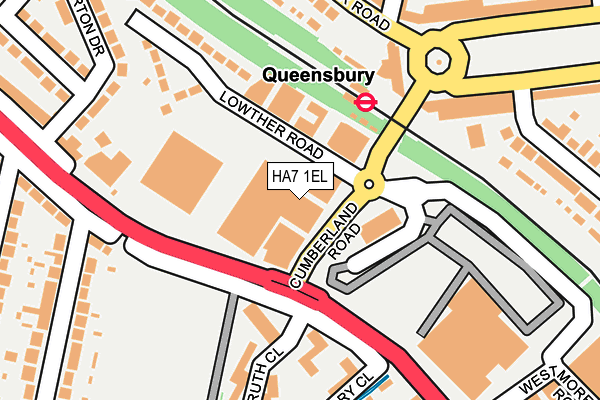 HA7 1EL map - OS OpenMap – Local (Ordnance Survey) HA7 1EL map - OS OpenMap – Local (Ordnance Survey)
