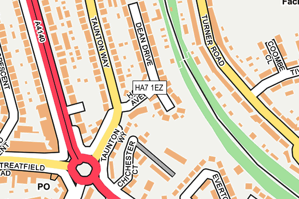 HA7 1EZ map - OS OpenMap – Local (Ordnance Survey) HA7 1EZ map - OS OpenMap – Local (Ordnance Survey)