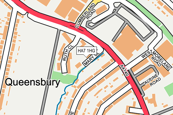 HA7 1HG map - OS OpenMap – Local (Ordnance Survey) HA7 1HG map - OS OpenMap – Local (Ordnance Survey)