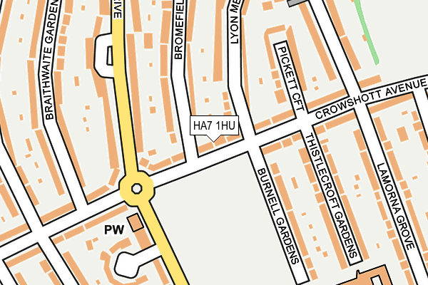 HA7 1HU map - OS OpenMap – Local (Ordnance Survey) HA7 1HU map - OS OpenMap – Local (Ordnance Survey)