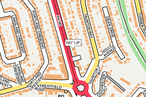 HA7 1JP map - OS OpenMap – Local (Ordnance Survey) HA7 1JP map - OS OpenMap – Local (Ordnance Survey)