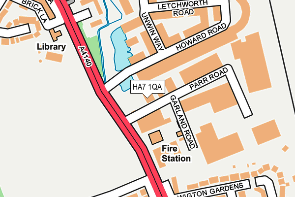 HA7 1QA map - OS OpenMap – Local (Ordnance Survey) HA7 1QA map - OS OpenMap – Local (Ordnance Survey)