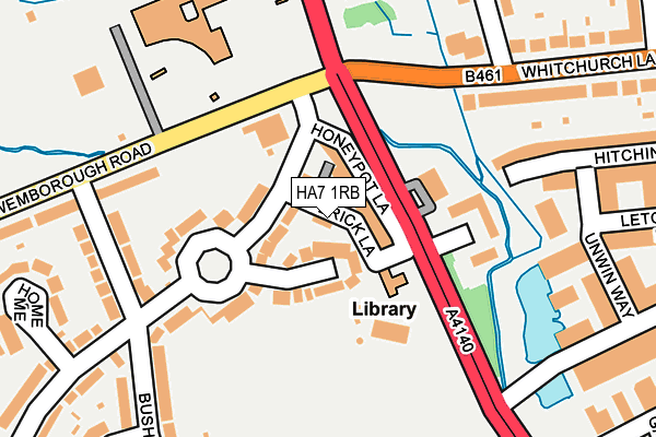 HA7 1RB map - OS OpenMap – Local (Ordnance Survey) HA7 1RB map - OS OpenMap – Local (Ordnance Survey)