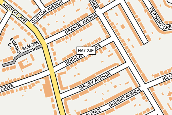 HA7 2JE map - OS OpenMap – Local (Ordnance Survey) HA7 2JE map - OS OpenMap – Local (Ordnance Survey)