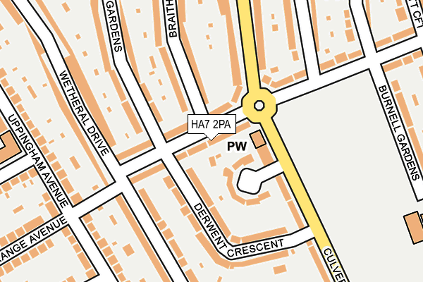 HA7 2PA map - OS OpenMap – Local (Ordnance Survey) HA7 2PA map - OS OpenMap – Local (Ordnance Survey)