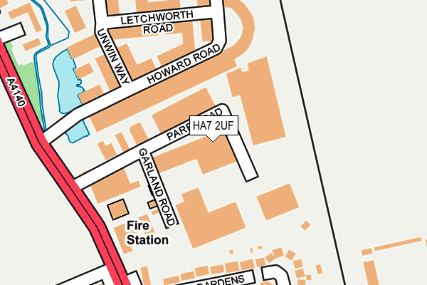 HA7 2UF map - OS OpenMap – Local (Ordnance Survey) HA7 2UF map - OS OpenMap – Local (Ordnance Survey)