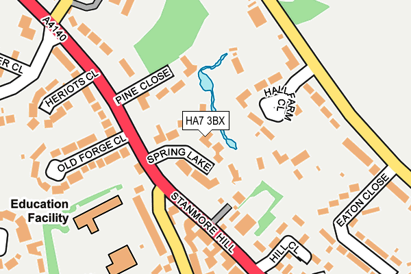HA7 3BX map - OS OpenMap – Local (Ordnance Survey) HA7 3BX map - OS OpenMap – Local (Ordnance Survey)