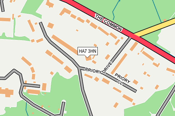HA7 3HN map - OS OpenMap – Local (Ordnance Survey) HA7 3HN map - OS OpenMap – Local (Ordnance Survey)