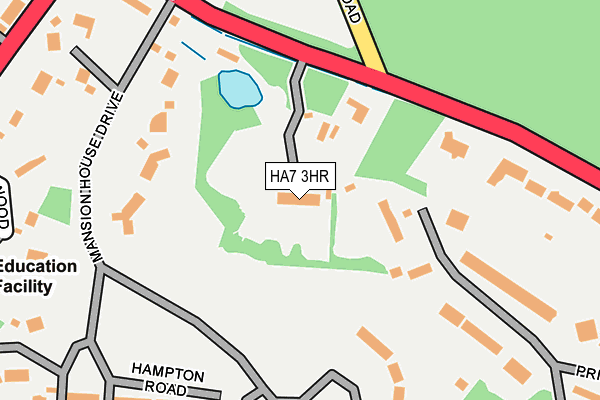HA7 3HR map - OS OpenMap – Local (Ordnance Survey) HA7 3HR map - OS OpenMap – Local (Ordnance Survey)