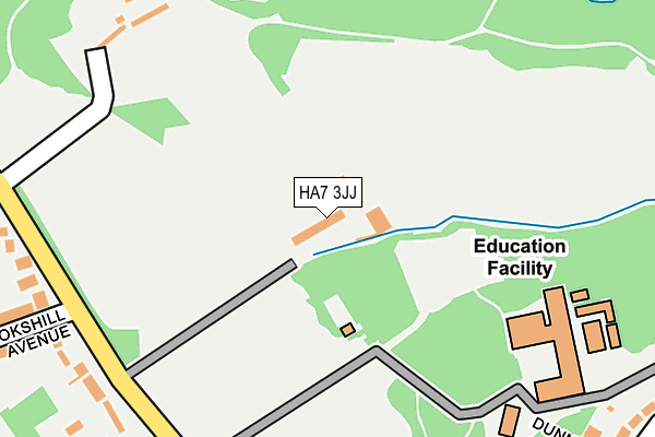 HA7 3JJ map - OS OpenMap – Local (Ordnance Survey) HA7 3JJ map - OS OpenMap – Local (Ordnance Survey)