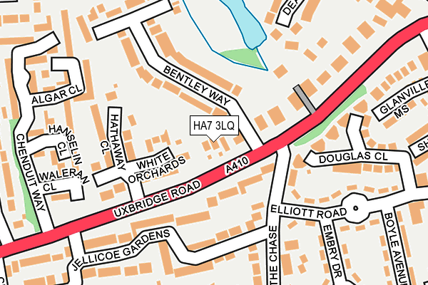HA7 3LQ map - OS OpenMap – Local (Ordnance Survey) HA7 3LQ map - OS OpenMap – Local (Ordnance Survey)