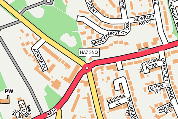 HA7 3NQ map - OS OpenMap – Local (Ordnance Survey) HA7 3NQ map - OS OpenMap – Local (Ordnance Survey)