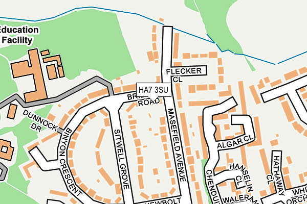 HA7 3SU map - OS OpenMap – Local (Ordnance Survey) HA7 3SU map - OS OpenMap – Local (Ordnance Survey)