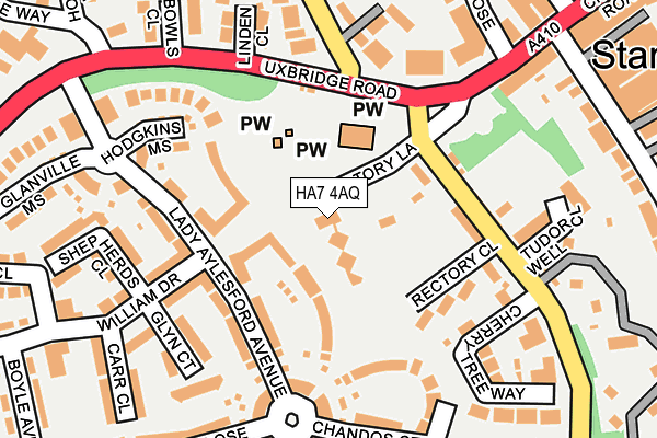 HA7 4AQ map - OS OpenMap – Local (Ordnance Survey) HA7 4AQ map - OS OpenMap – Local (Ordnance Survey)