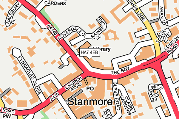 HA7 4EB map - OS OpenMap – Local (Ordnance Survey) HA7 4EB map - OS OpenMap – Local (Ordnance Survey)