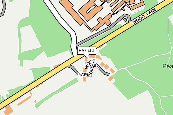 HA7 4LJ map - OS OpenMap – Local (Ordnance Survey) HA7 4LJ map - OS OpenMap – Local (Ordnance Survey)