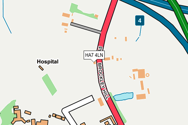 HA7 4LN map - OS OpenMap – Local (Ordnance Survey) HA7 4LN map - OS OpenMap – Local (Ordnance Survey)