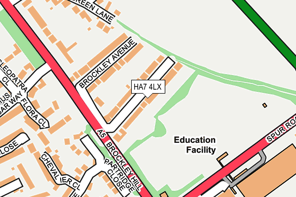HA7 4LX map - OS OpenMap – Local (Ordnance Survey) HA7 4LX map - OS OpenMap – Local (Ordnance Survey)